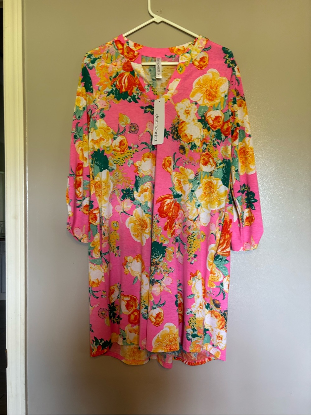 Dear Scarlett pink floral